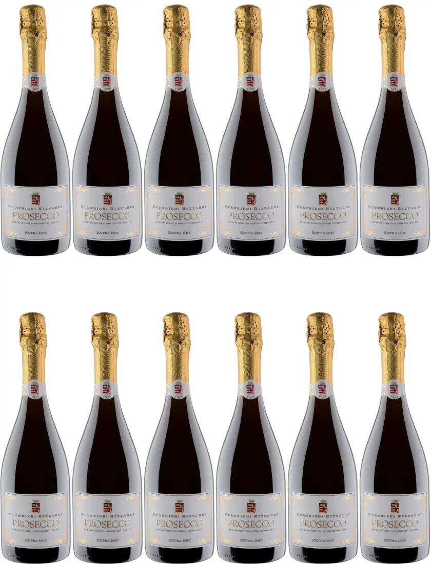 Guerrieri Rizzardi Prosecco Spumante DOC Extra Dry - 12er Sparpaket 