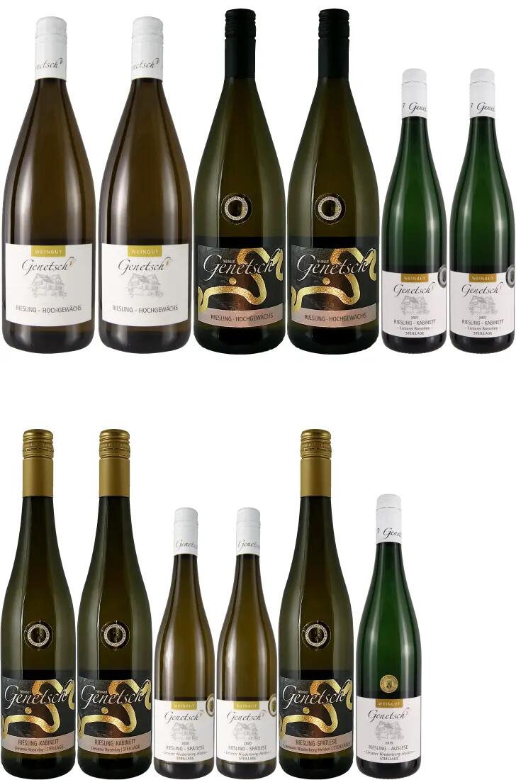 Die liebliche Verführung von der Basis bis zur absoluten Spitze der Rieslinge