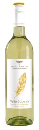 2022 Glücksfeder Weißburgunder Qualitätswein feinherb 0,75L