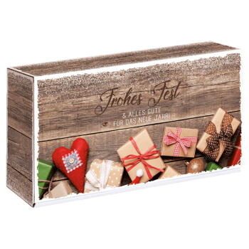 Geschenkkarton 3-er Frohe Weihnacht