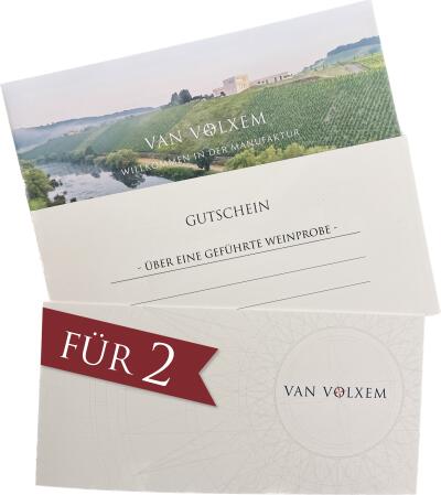 Gutschein "Geführte Weinprobe für 2"