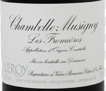 1996 Chambolle Musigny "Les Fremieres"