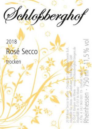 2018 ROSÉ SECCO | trocken