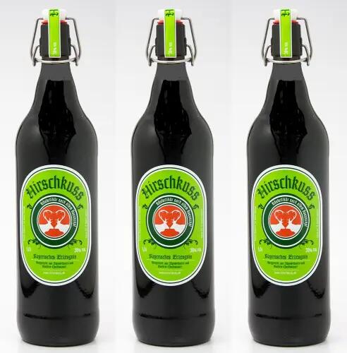 Hirschkuss 1,0 Liter - 3er Sparpaket