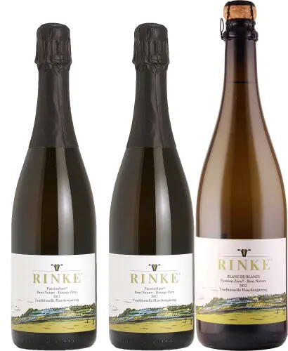 3er Schaumwein brut nature Paket