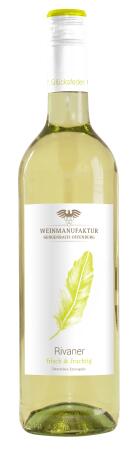 2022 Glücksfeder Rivaner Qualitätswein feinherb 0,75L