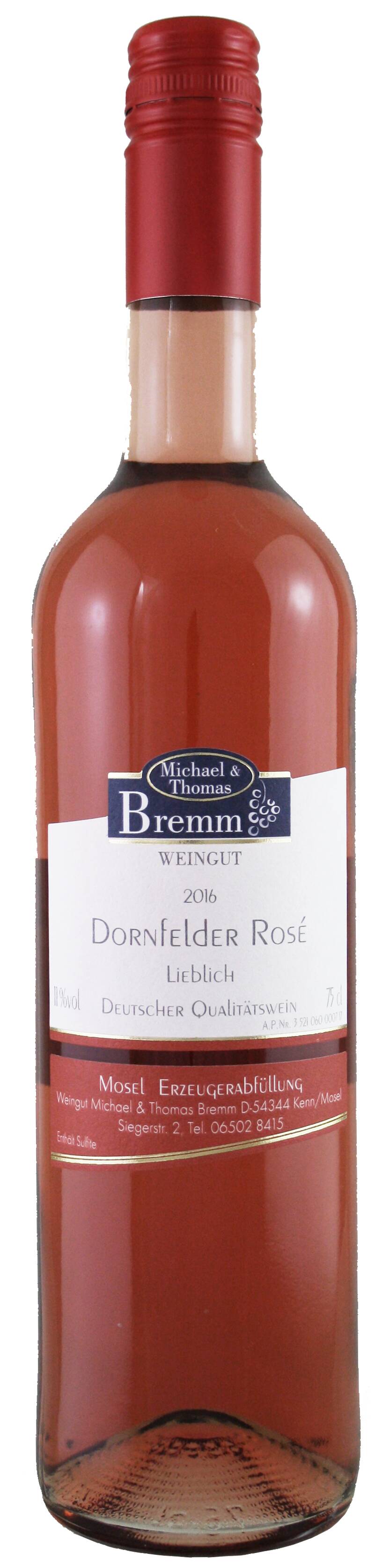 2022 Dornfelder Rosé lieblich Weingut Bremm