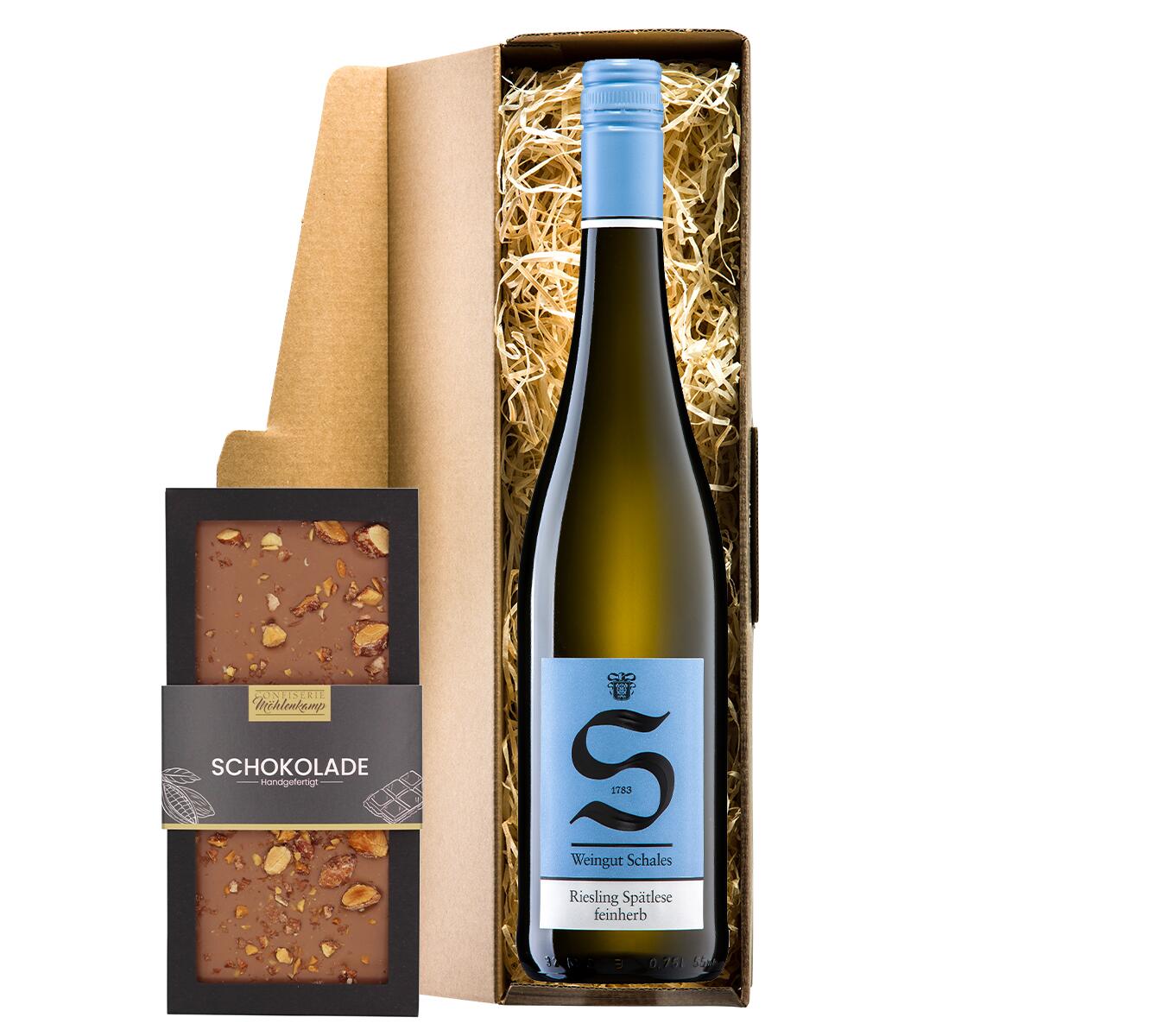 Wein & Schokolade | Riesling & Vollmilch-Gebrannte-Mandel