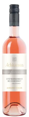 2021 Achkarrer Winzer Spätburgunder Weissherbst Qualitätswein 