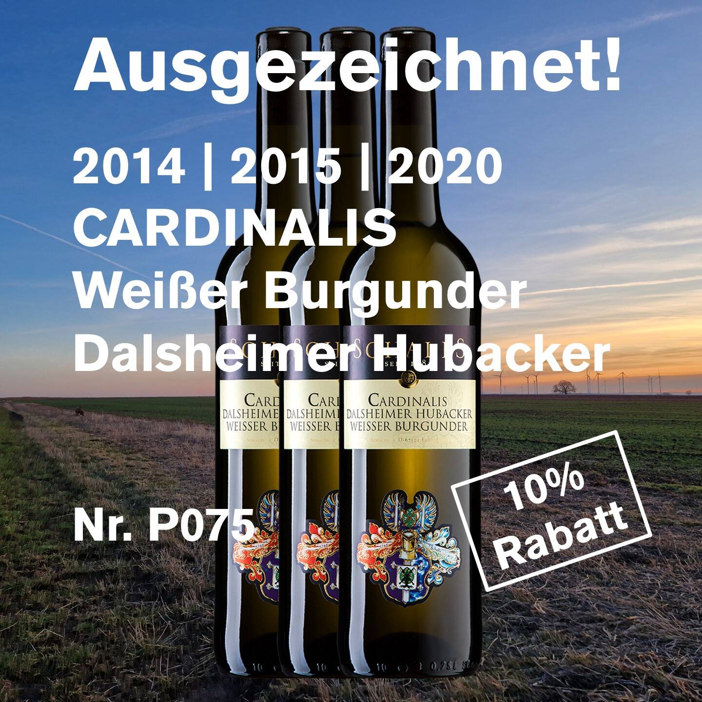 Weißweinpaket CARDINALIS Weißer Burgunder (P075)