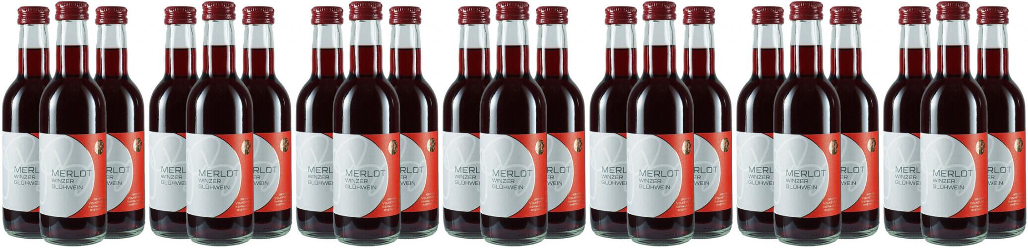 18+3 Fl. Roter Merlot Winzerglühwein (0,25 l)