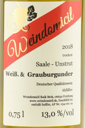 2018 Weiß. und Grauburgunder