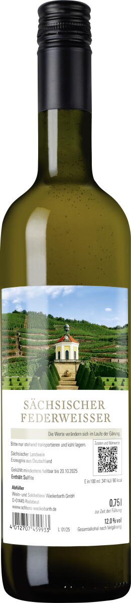Sächsischer Federweißer 0,75 l