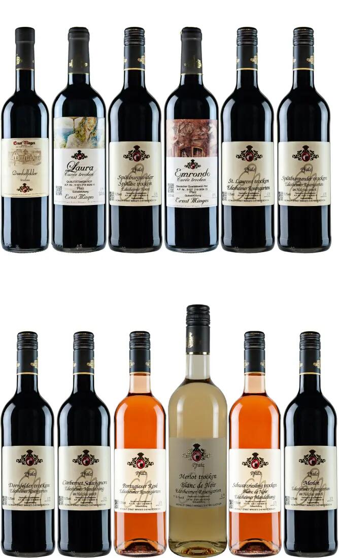 Schnupperpaket V: Rotweine und Rosé trocken