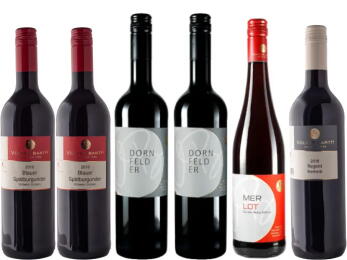 6er Probierpaket trockener Rotwein 
