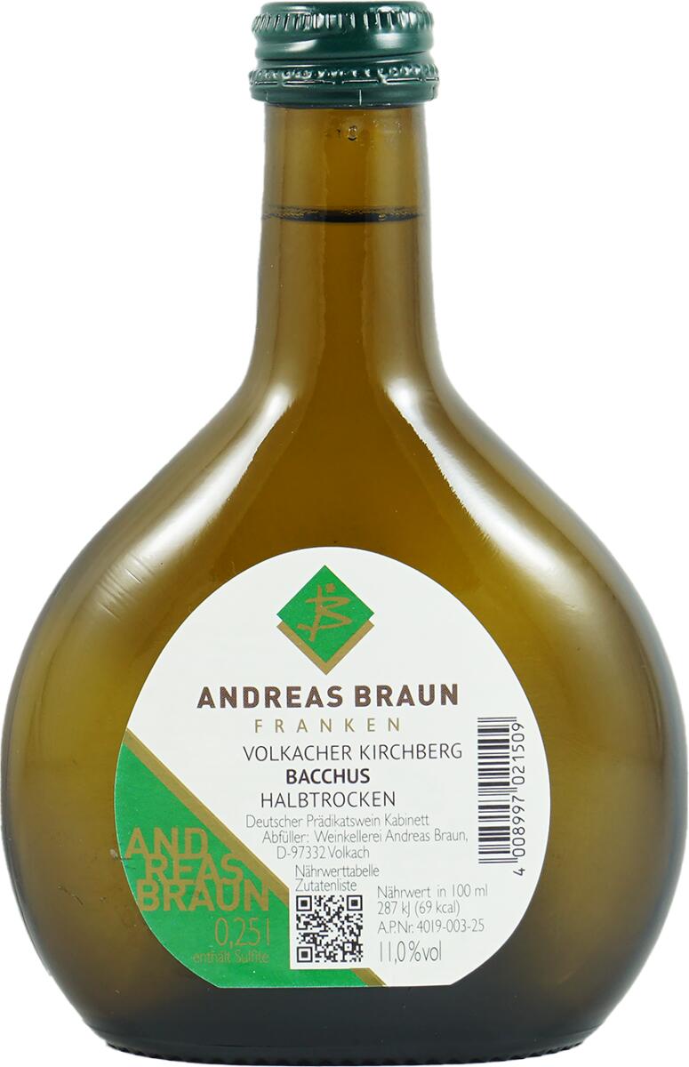 Volkacher Kirchberg Bacchus KABINETT