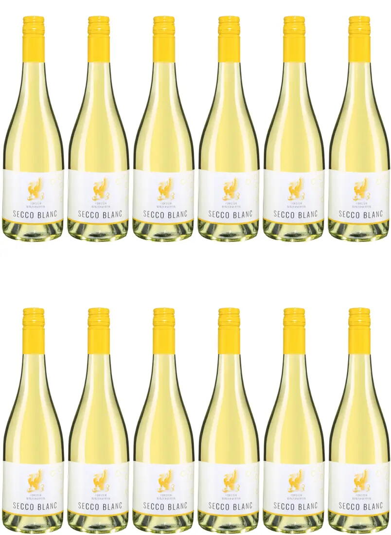 Forster Winzerverein Secco Blanc Perlwein 12er Sparpaket