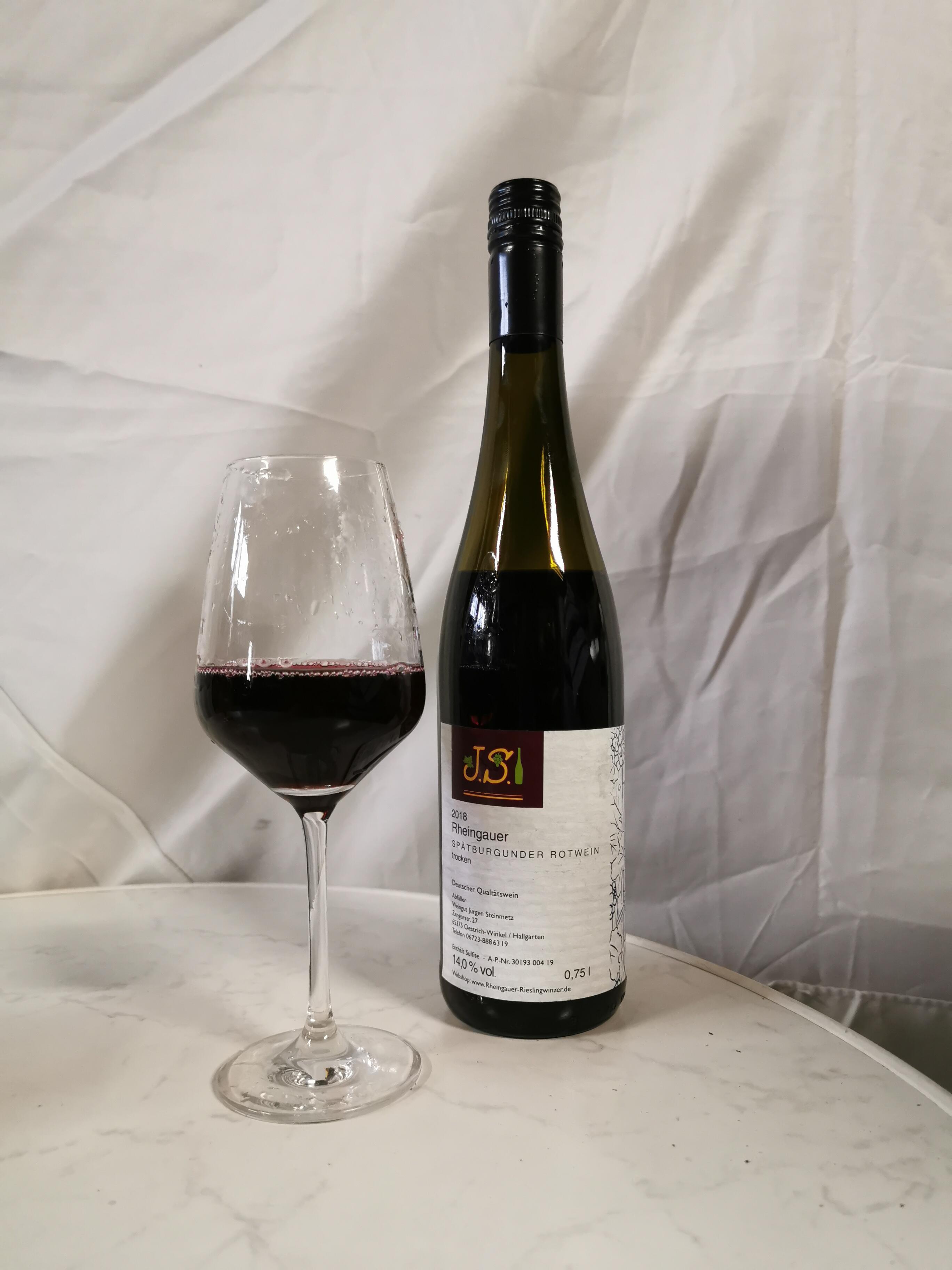 Rheingauer Spätburgunder Rotwein