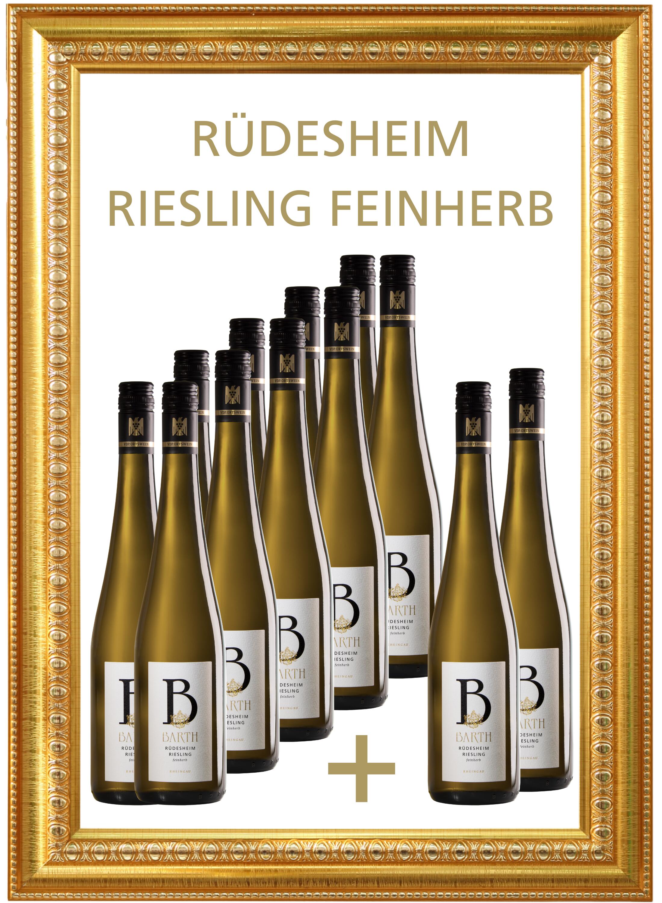 10 + 2 Rüdesheim Riesling feinherb VDP. Ortswein