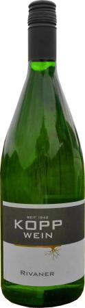 2023 Gutsabfüllung Weingut Kopp Pfalz 23er Müller-Thurgau trocken Qualitätsswein (weiß) 1L.