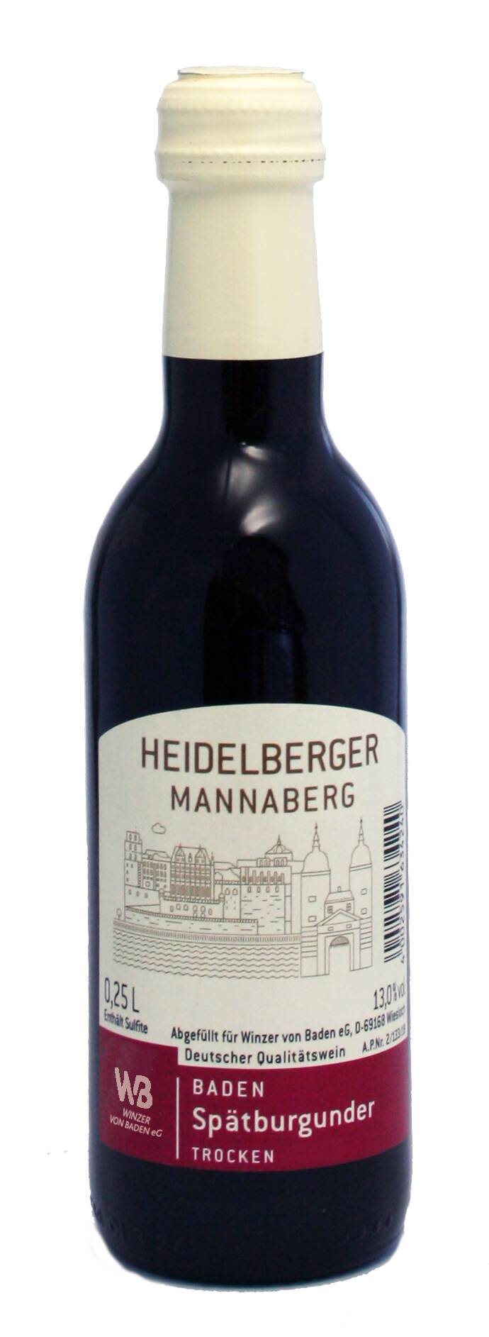 Heidelberger Mannaberg Spätburgunder Weinmini