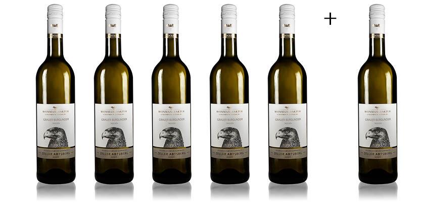 5+1 Klassik Zeller Abtsberg Grauer Burgunder Kabinett trocken