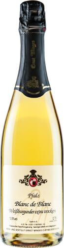 0 Blanc de Blanc Weißburgunder extra trocken Sekt