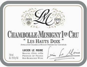 2018 Chambolle-Musigny "Les Hauts Doix"