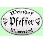 Logo von Weinhof und Weinstube Pfeffer