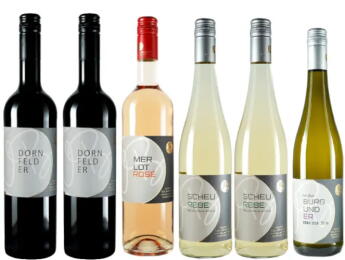 Probierpaket halbtrockene Weine; 6 Fl.