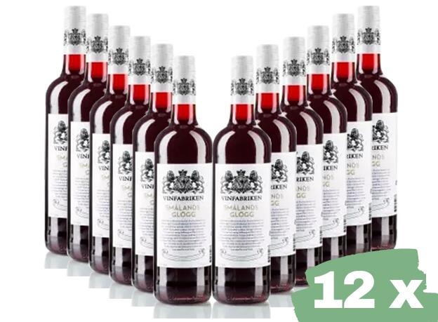 Vinfabriken Smalands Glögg 12er Vorteilspaket