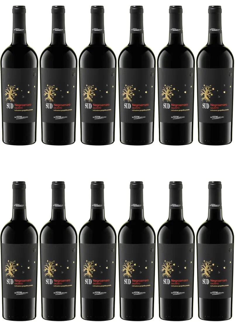Cantine San Marzano Negroamaro Sud IGT - 12er Sparpaket 
