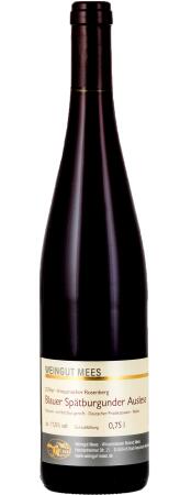 2018 Spätburgunder Rotwein Auslese edelsüss  Rosenberg  Weingut Mees