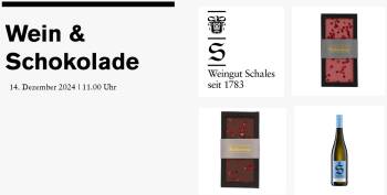 Themenweinprobe Wein & Schokolade 14.12.2024