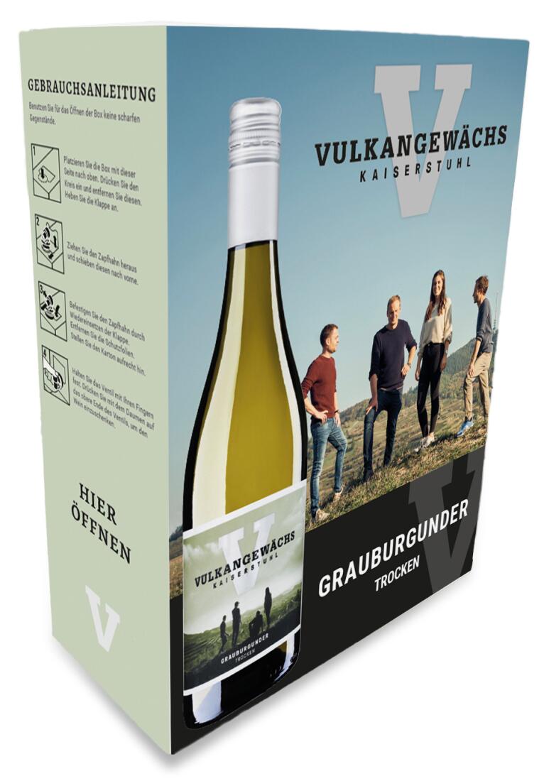 Grauer Burgunder QbA trocken "Vulkangewächs"