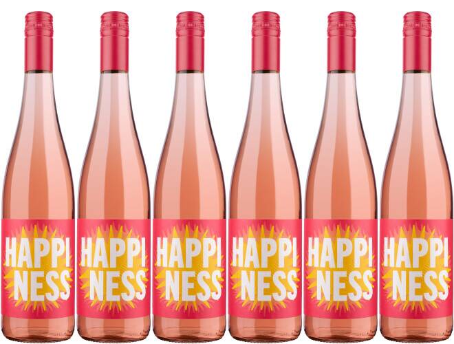 HAPPINESS - Rosé QbA trocken 6er Paket