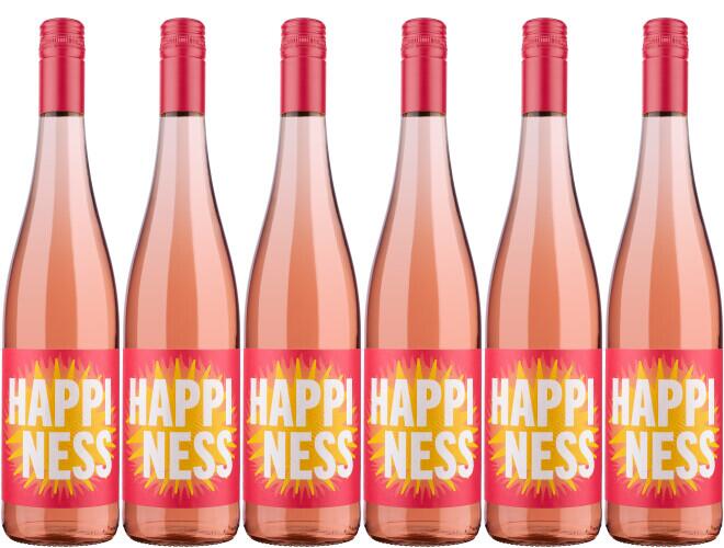 HAPPINESS - Rosé QbA trocken 6er Paket