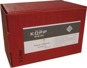Bag in Box: 5 Liter roter Winzerglühwein