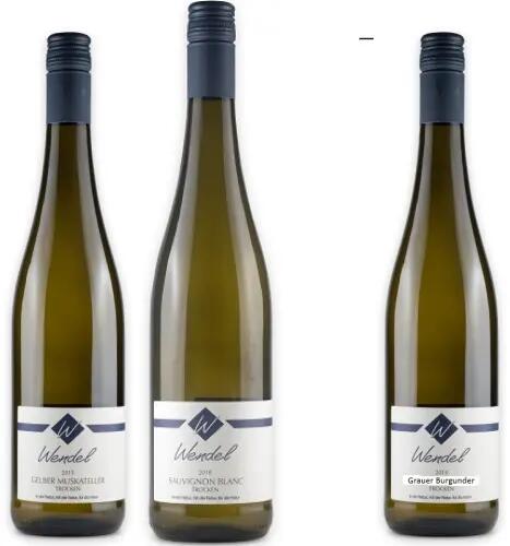 Weissweine trocken 3 Flaschen
