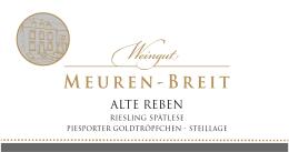 Alte Reben - Piesporter Goldtröpfchen Riesling Spätlese  Weingut Meuren-Breit