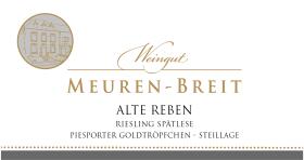 Alte Reben - Piesporter Goldtröpfchen Riesling Spätlese  Weingut Meuren-Breit