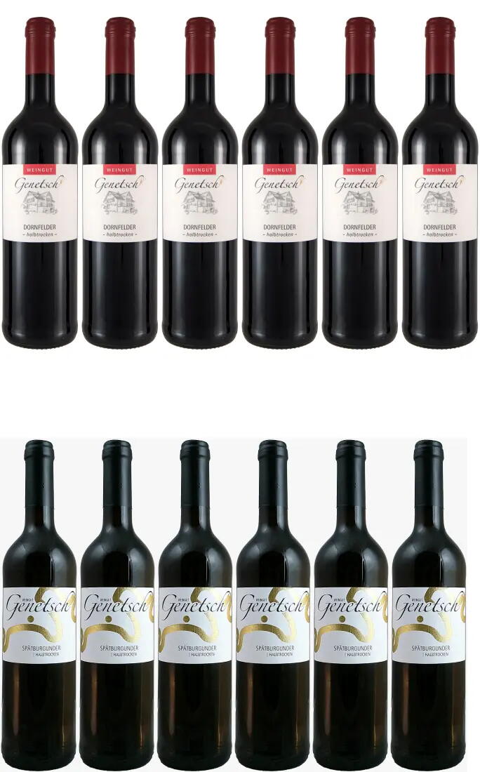 halbtrocken - Schnupperpaket rot