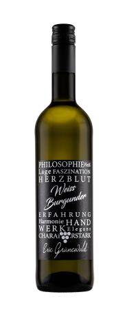 2020 Ausgetrunken! - Herzblut Weißburgunder feinherb