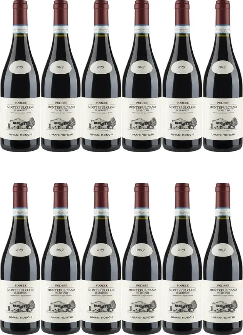 Umani Ronchi Montepulciano d`Abruzzo DOC Podere - 12er Sparpaket 