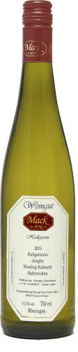 2016 Hallgartener Jungfer Riesling Kabinett halbtrocken