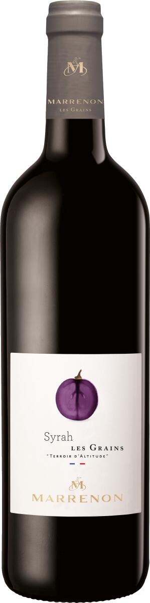 2023 IGP IGP Mediterranée "Les Grains" Syrah, rot, 0,75l