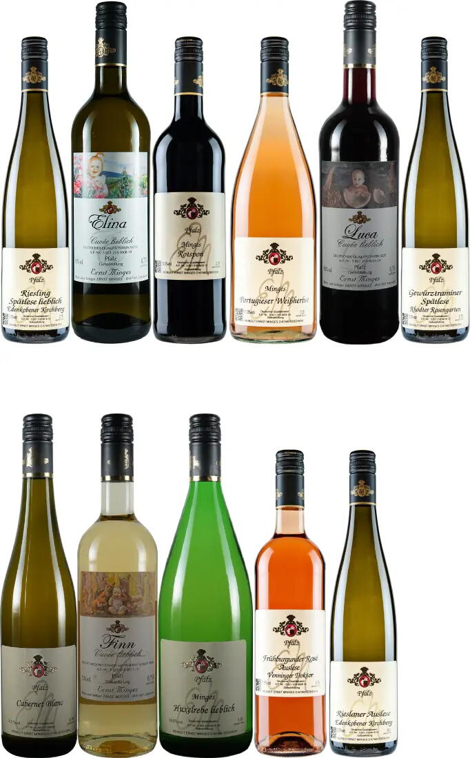 Schnupperpaket III: Weiß-, Rosé- und Rotweine - lieblich