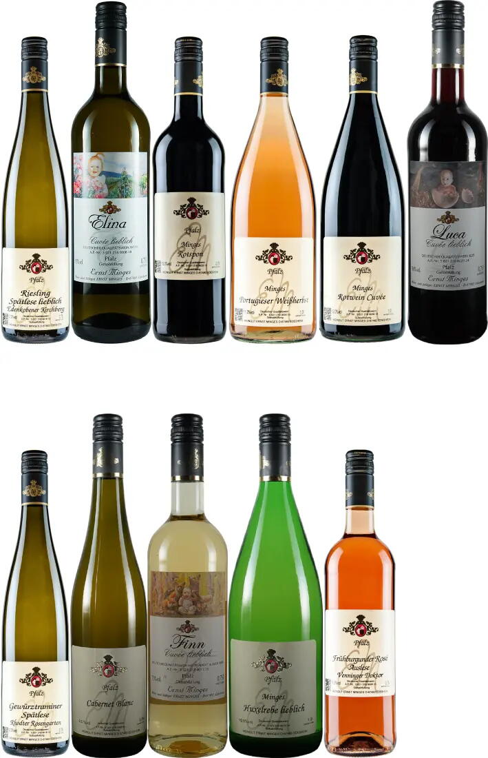 Schnupperpaket III: Weiß-, Rosé- und Rotweine - lieblich