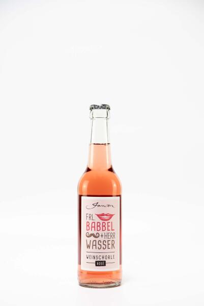  Fräulein Babbel & Herr Wasser | Weinschorle rosé