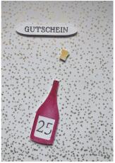 Versandpaket für Wein-Gutscheine - rot -